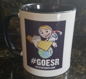 Win a Weatherboy #GOESR mug!