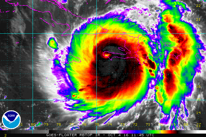 Hurricane Matthew Makes Landfall