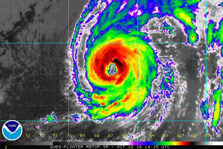 Hurricane Nicole, a Major Category 4 Hurricane