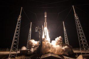 Atlas V carrying the GOES-R weather satellite lifts off its launch pad in Florida. Photo: ULA