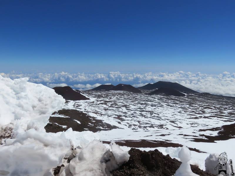 Snow-covered Mauna Kea. Photo: Weatherboy