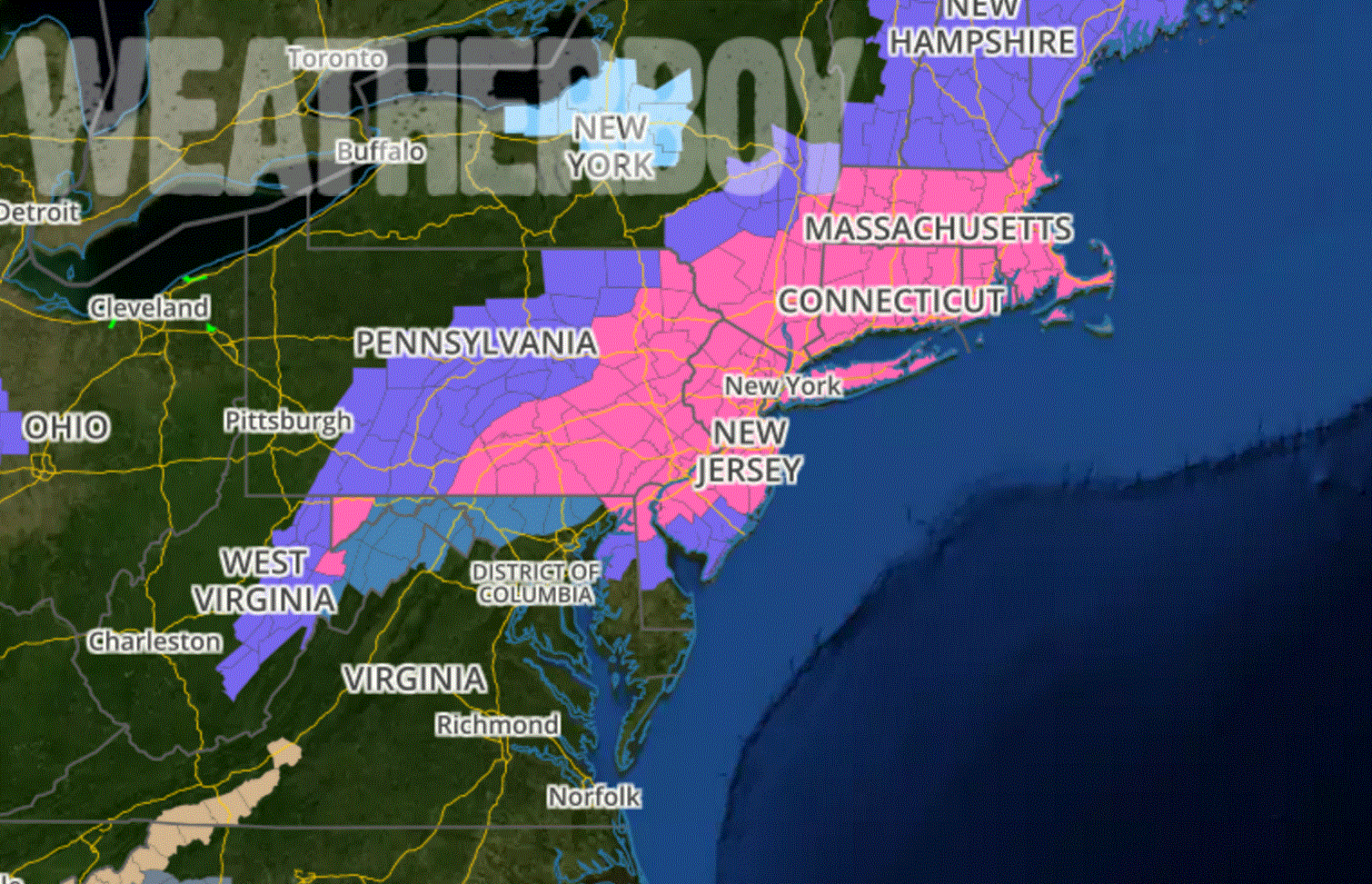 Major Winter Storm Expected Thursday
