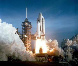Space Shuttle Columbia lifted off from Launch Pad 39A at NASA's Kennedy Space Center.  Photo: NASA