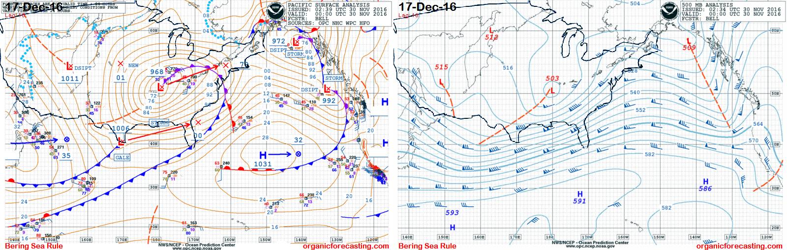 Maps like these were used to showcase BSR forecasts. Image: organicforecasting.com