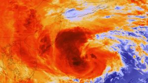 Hurricane Sandy impacted the Garden State in 2012, triggering mass evacuations from the coast. A drill set for June 8 will help prepare authorities for future storms like Sandy. Image: NOAA