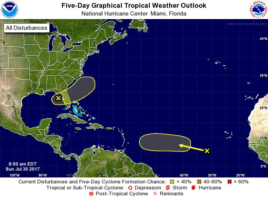 Watching Florida Area for Tropical Development