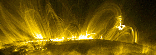 Coronal Loops are one feature in the solar corona scientists hope to learn more about during the upcoming solar eclipse. Image: NASA/TRACE
