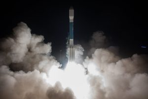 The JPPS-1 Weather Satellite was launched into space by a United Launch Alliance Delta II rocket. Image: ULA