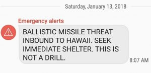 People in Hawaii received this emergency alert at 8:07am Hawaii time, 1:07pm ET.