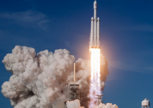 SpaceX launched Starman into space on board the Falcon Heavy, the most powerful rocket on Earth today. Image: SpaceX