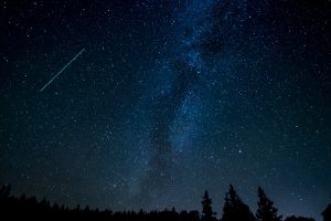 Some shooting stars during the Lyrid Meteor Shower will leave a train in their wake.