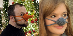 Nose Warmers come in different colors, styles, and shapes, all designed to keep the nose warm on chilly winter days. Image: Amazon