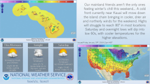 This is the infograph the National Weather Service released cautioning people about the arrival of cold air. Image: NWS