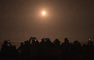 SpaceX's Falcon9 lifts the Dragon Crew Demo mission to space. Image: NASA