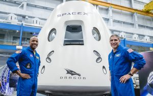 Astronauts Bob Behnken and Doug Hurley will be the first two NASA astronauts to fly in the Dragon spacecraft. Image: SpaceX