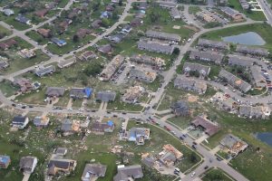 Daylight Tuesday revealed extensive damage in the Dayton, Ohio area from tornadoes that touched-down there late Monday. The storm system responsible for tornadoes in Ohio moved into Pennsylvania and New Jersey, creating two confirmed tornadoes there. Image: NWS