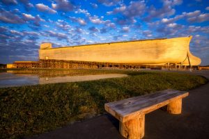 Noah's Ark, a huge wooden craft, is the key attraction at Ark Encounter in northern Kentucky. Image: Ark Encounter