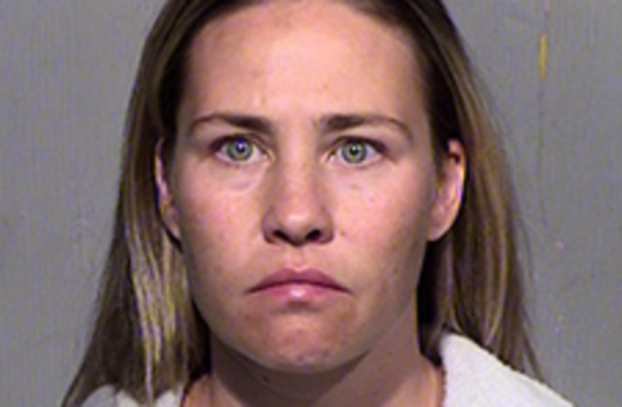 Stacey Holly says she was "perplexed" how she forgot about her daughter in her hot car. Image: Goodyear Police Department