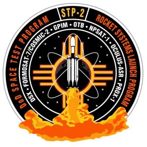 A mission patch for the STP-2 mission, of which COSMIC-2 is apart of.. Image:: U.S. Air Force