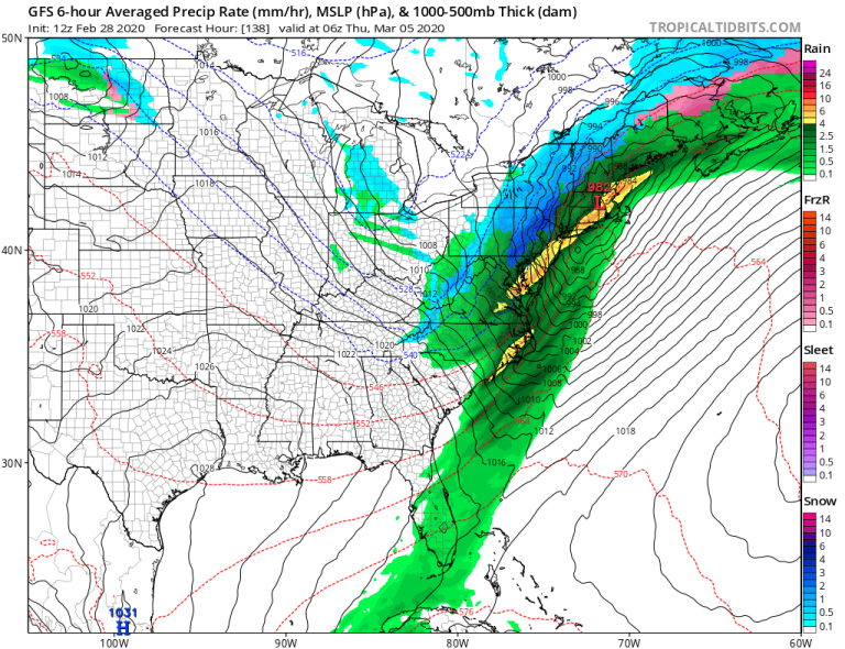 March Storm to Bring Heavy Rain, Snow to East