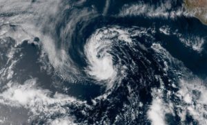 Never before in the satellite era has a tropical depression formed so early in the year in the eastern Pacific basin. Image: NOAA