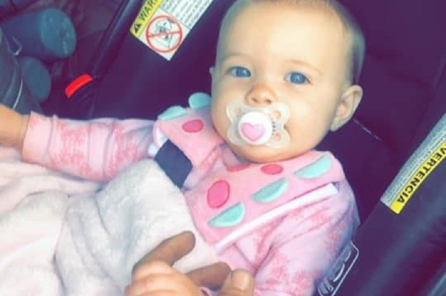 10 month old Kaisley McBride died after being left behind in a hot car in Florida in May. Image: Jodie Berry / GoFundMe