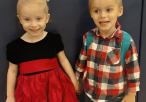 Tegan and Ryan died after becoming trapped in their father's hot truck over the weekend. Image: GoFundMe / Chantiel Keyes