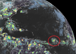 As this tropical depression gets better organized, it is forecast to become Tropical Storm Gonzalo.