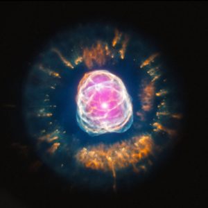 An image of the space object known as the "Eskimo Nebula"; NASA now believes the moniker is extremely offensive. Image: NASA