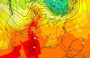 This sample output from the ECMWF forecast model is one of many now available to the public for free online. Image: ECMWF