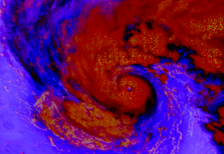Latest view of Hurricane Epsilon. Image: NOAA