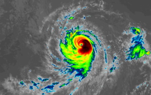 Latest satellite view of Hurricane Maria. Image: NOAA