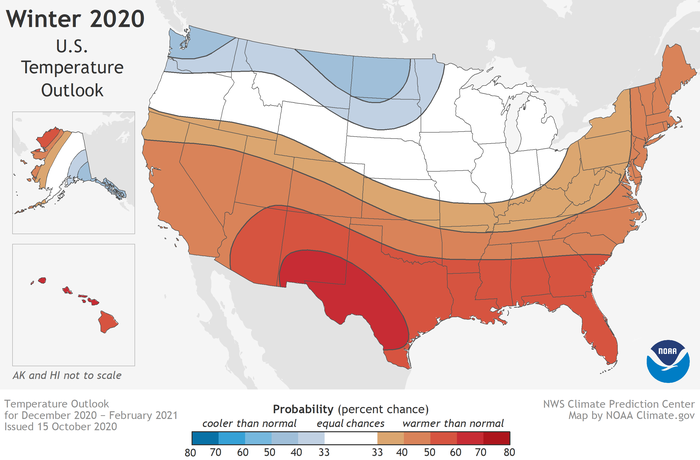  Image: NOAA Climate.gov, using NWS CPC data 