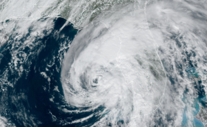 Hurricane Eta is just off the Florida west coast. Image: NOAA