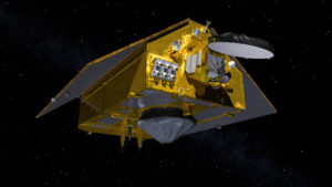 Artist rendering of the Earth observing satellite scheduled for launch into space on Saturday. Image: NASA/JPL-Caltech