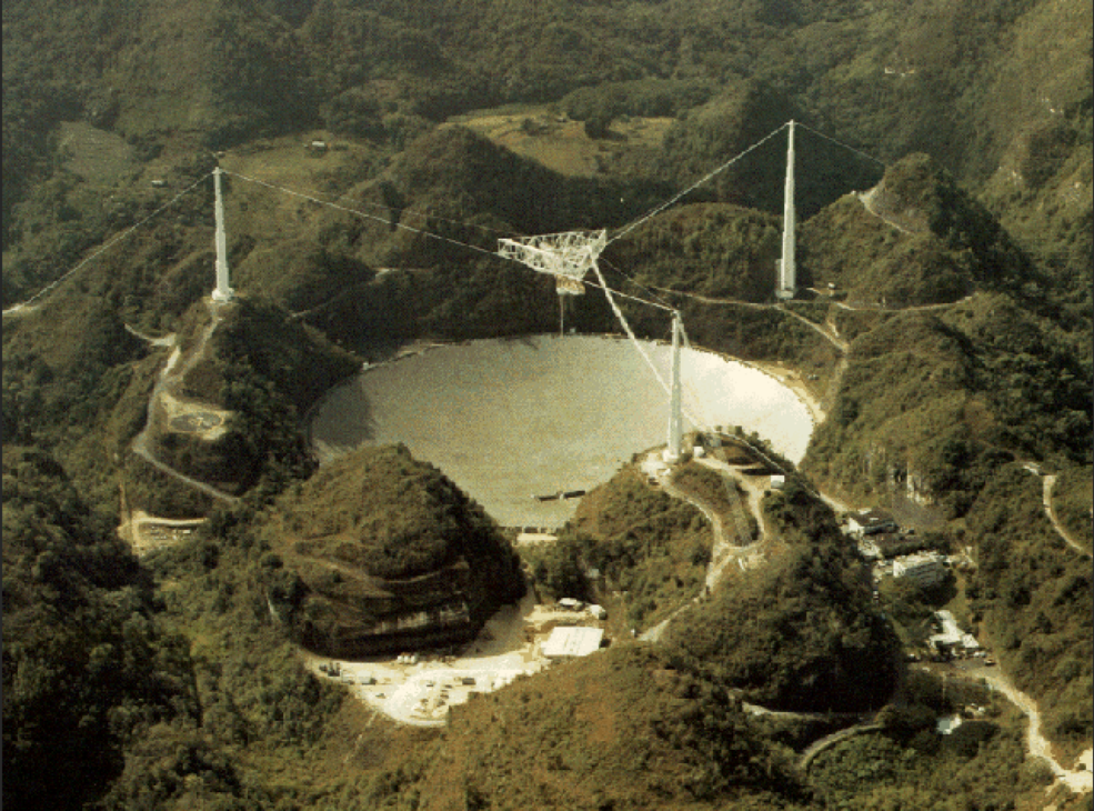 It has been determined that the Arecibo radio telescope will be decommissioned. Image: National Astronomy and Ionosphere Center, Cornell U., NSF