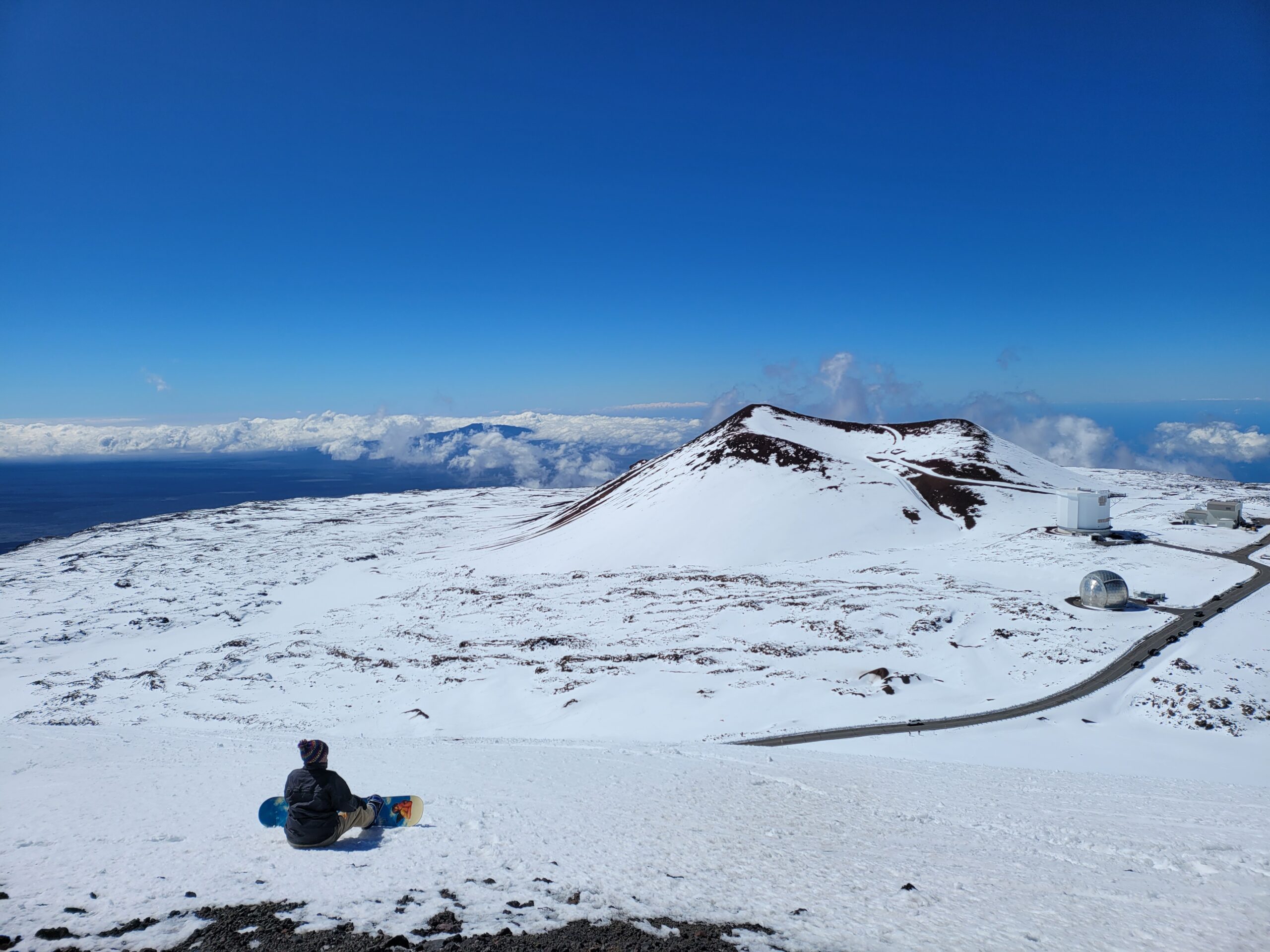 Snowfall On Mauna Kea