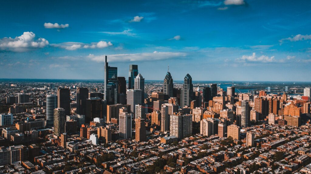 A Philadelphia man is facing a sky-high fine for taking pictures of the Philadelphia skyline. 