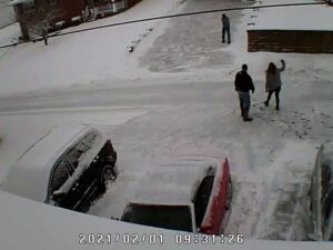 Video captured Jeffrey Spaide shooting and killing his neighbors after a snow shoveling dispute. Image: Luzerne County Prosecutor's Office