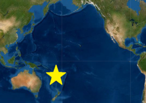 A strong earthquake has rocked the Pacific Ocean and a tsunami has been detected. Image: NWSPTWC