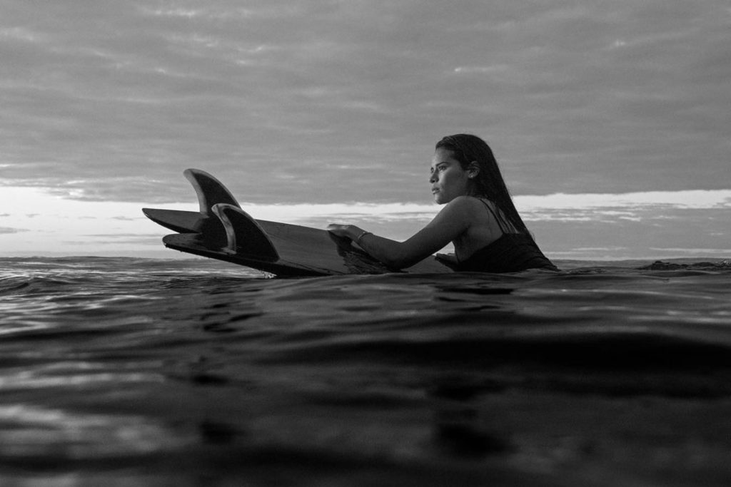A thunderstorm claimed the life of surfing star Katherine Diaz at the beach on Friday. Image: International Surfing Association