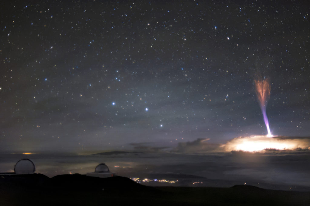 The little known and photographed atmospheric phenomena known as sprites and jets is captured above a thunderstorm by an observatory on Hawaii's Big Island. Image: International Gemini Observatory/NOIRLab/NSF/AURA/A. Smith" width="1024" height="683" /></a> The little known and photographed atmospheric phenomena known as sprites and jets is captured above a thunderstorm by an observatory on Hawaii's Big Island. Image: International Gemini Observatory/NOIRLab/NSF/AURA/A. Smith