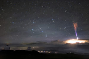 The little known and photographed atmospheric phenomena known as sprites and jets is captured above a thunderstorm by an observatory on Hawaii's Big Island. Image: International Gemini Observatory/NOIRLab/NSF/AURA/A. Smith" width="1024" height="683" /> The little known and photographed atmospheric phenomena known as sprites and jets is captured above a thunderstorm by an observatory on Hawaii's Big Island. Image: International Gemini Observatory/NOIRLab/NSF/AURA/A. Smith