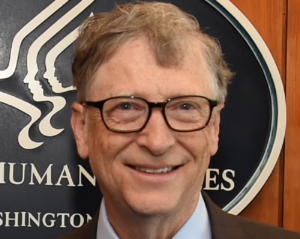 Bill Gates was a high-profile backer of the experiment to modify climate/weather. Image: U.S. Department of Health & Human Services