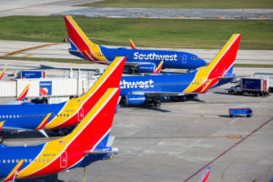 Southwest experienced a weather data glitch which forced the grounding of their fleet and many delayed flights around the country. Image: Southwest Airlines Co.