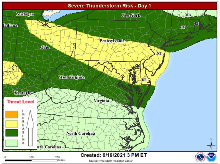 Severe Storms, Tropical Storm Conditions Possible on East Coast