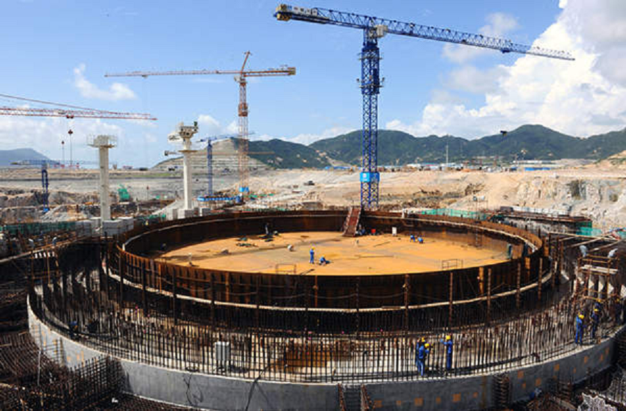 Construction of the Taishan Nuclear Power Plant began in 2010; when commercial operations began in 2013, it became the world's largest nuclear power plant. Image: Taishan Nuclear Power Joint Venture Corporation