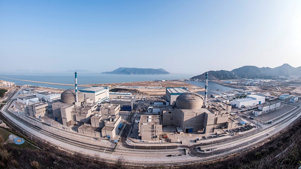 Units 1 and 2 at the Taishan Nuclear Power Plant in Guangdong, China, where a nuclear incident may be occuring. Image: EDF Energy
