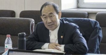 Chinese nuclear scientist Professor Zhang Zhijia fell off a building and died this week. Image: Harbin Engineering University