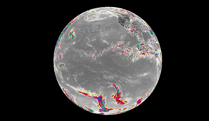 Latest view of Earth from the now-restored GOES-West weather satellite. Image: NOAA